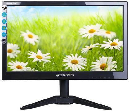 ZEBRONICS Led Monitor 39.62 cm (16 inch) HD LED Backlit VA Panel Monitor (ZEB-AU16FHD LED Usb Powered)