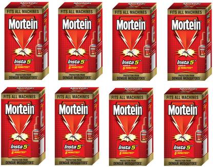 Mortein Insta5 Vaporizer Refill (35 ml, Pack of 8) Mosquito Vaporiser Refill
