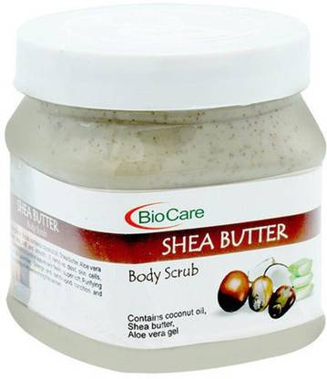 BIOCARE Shea Butter Face& Body Scrub Cream Scrub
