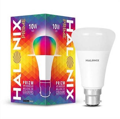 HALONIX Bluetooth PRIZM 10W B-22 Million Colors Smart Bulb