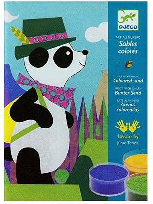Djeco Panda And Friend Sand Art Kit