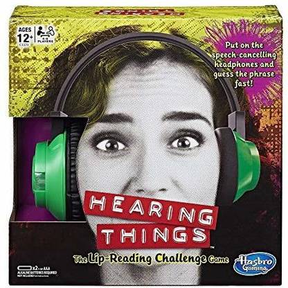 Hasbro C3379 Hearing Things Game Brown/A Party & Fun Board Game
