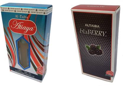 Altaiba Atiaya 8ml and BlaBerry 6ml Combo Pack Attar Alcohol Free Pack of 2 Floral Attar