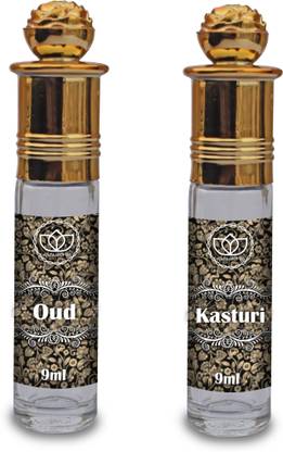 ASHTAAROMAS Set of 2 Combo Attar, Long Lasting (9ML Each) Floral Attar