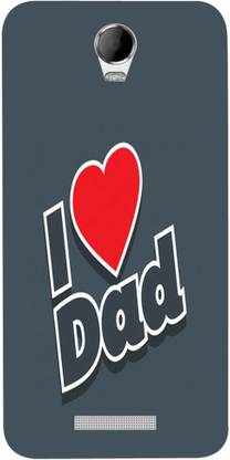 METOO Back Cover for Micromax Canvas Juice 2 AQ5001, Love u Dad Designer Printed Back Cover, Print : 12