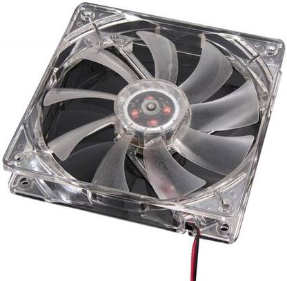 SNG LED CPU FAN 120MM TRANSPARENT RED GAMING CPU CASE Cooler