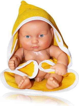 KIDLAND Special Cute Nude Baby With Yellow towel - Special Cute Nude