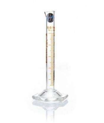 BOROSIL MEASURING CYLINDER 10ML Glass Graduated Cylinder