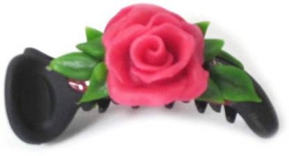 Unique Indian Crafts Hand made Banana Clip With Flower (SKU-UIC-BANANACLIP-62) Banana Clip