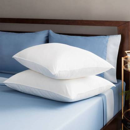 AVI Microfibre Solid Body Pillow Pack of 2