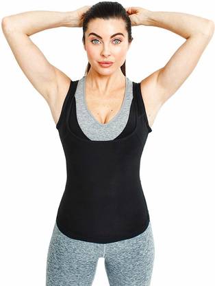 Kitchen Hub Hot Sweat Slimming Vest Body Shaper for Women, Weight Loss Tummy Fat Slimming Belt