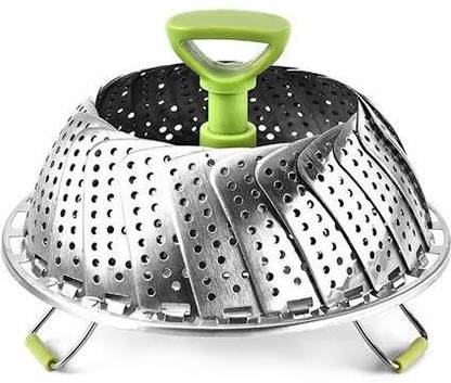 RKPM Basket Stainless Steel Vegetable Steamer Basket Folding Steamer Stainless Steel Steamer
