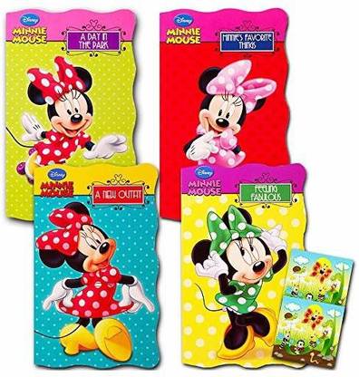 Bendon Publishing Disney Minnie Mouse "My First Books" (Set Of 4 Shaped Board Books)