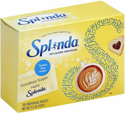 Splenda No Calorie Sweetener 100 Pkt Sweetener