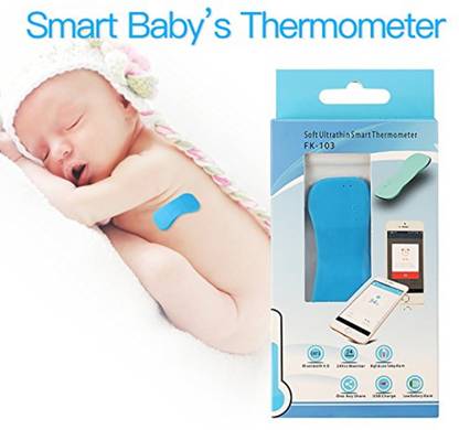 LEXXSON Thermometer Wireless Smart Wireless Baby's Thermometer Monitor for Android and iPhone Smartphone 24H Upload Situation Audio Baby Monitor