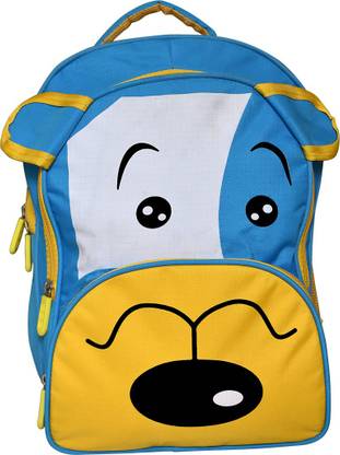 ahu lifestyle DOG FACE Polyester Fancy School Bag for Primary class Kids Waterproof School Bag