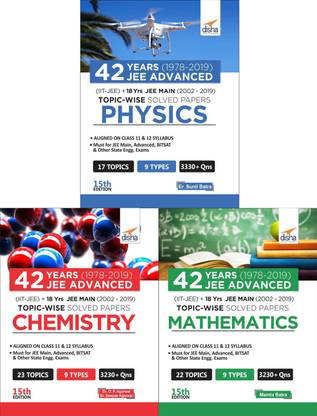 42 Years (1978-2019) Jee Advanced (Iit-Jee) + 18 Yrs Jee Main (2002-2019) Topic-Wise Solved Paper Mathematics