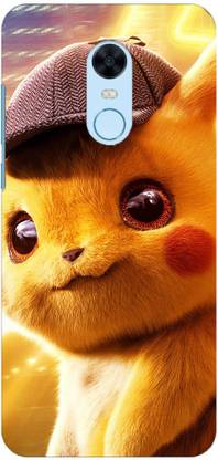 NDCOM Back Cover for Redmi Note 4 Detective Pikachu Printed