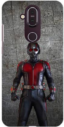 NDCOM Back Cover for Nokia 8.1 Avengers End Game Ant Man Dark Printed