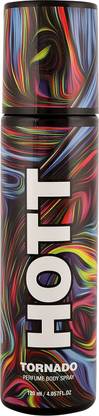 HOTT Tornado Perfume Body Spray for Men - 120 ml Deodorant Spray  -  For Men & Women