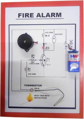 MELODY's FIRE ALARM Physics Science Working Model-Project Electronic Components Electronic Hobby Kit