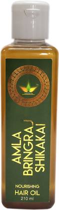 IndiHerbs Natural Herbal Hair oil -210 ML Hair Oil