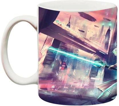 ANNI69 Couple Saving Themselve Form Villain Ceramic Coffee Mug