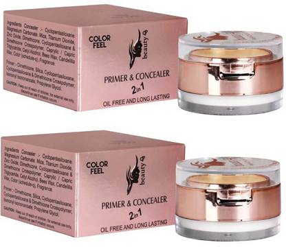SILVI Color Feel Primer & Concealer ( Set of 2 Pc ) Primer  - 24 g