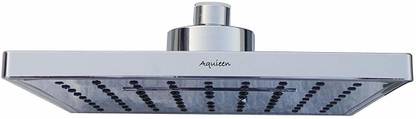Aquieen Elite 8 x 8" Twister Overhead Shower (3 Function Mist & Rain), Silver Shower Head
