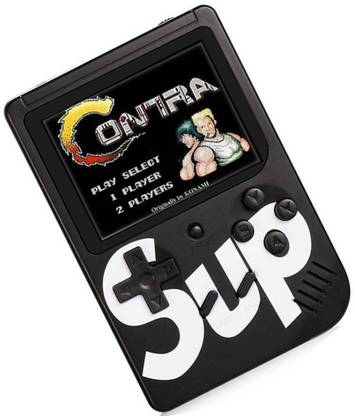ROBMOB Console Handheld Video Game box s5 8 GB with Mario, DR Mario, Turtles, Super Mario, other 400 Games, Contra