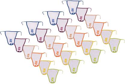 BANTOO Baby Hosiery Cotton Cloth Double Layer Nappies, 0-6Months