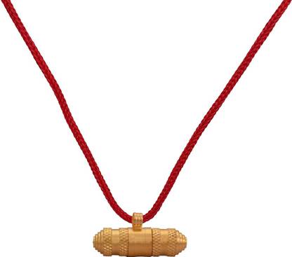 GGE NATURAL ITEM Taweez Taveez Charm Amulet Locket Pendant Good Luck Protection Copper, Brass, Gold-plated Metal Locket