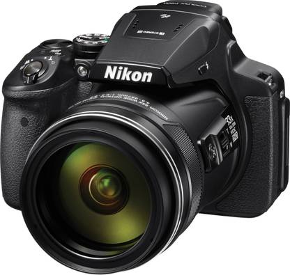 NIKON Coolpix P900 16.0MP Point and Shoot Camera (Black) with 83x Optical Zoom, Card and Camera Case