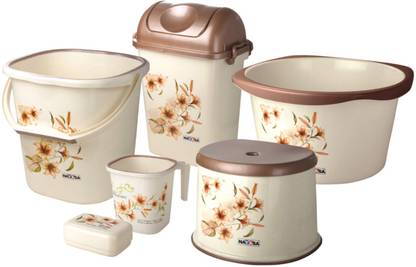 NAYASA High quality Square bucket deluxe Set 54 L Plastic Bucket