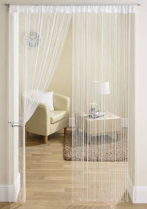 Yutiriti 213.36 cm (7 ft) Door Polyester Room Darkening Curtain Single Curtain