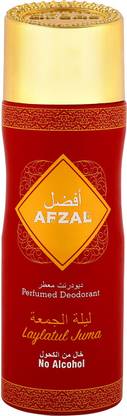AFZAL Non Alcoholic Laylatul Jumat for Men & Women 200 Ml Deodorant Spray  -  For Men & Women