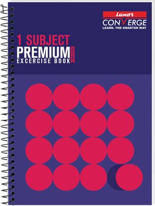 LUXOR Exercise Notebook-Standout A4 Notebook Ruled 160 Pages