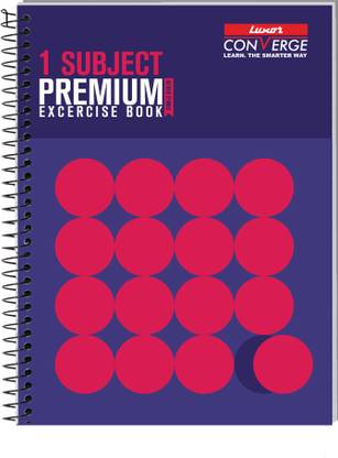 LUXOR Exercise Notebook-Standout B5 Notebook Ruled 180 Pages