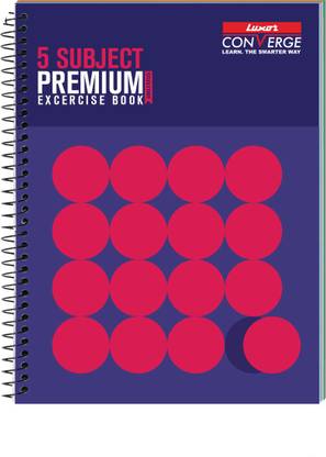 LUXOR Exercise Standout A4 Notebook Ruled 250 Pages