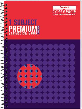LUXOR Exercise Notebook-Focus A4 Notebook Ruled 160 Pages