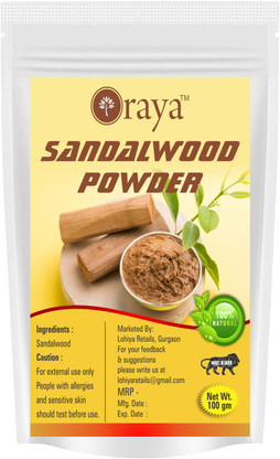 White sandalwood powder online clearance