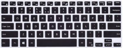 Saco Chiclet Keyboard Skin for Newest Model Dell XPS 13-9343 13-9350 13-9360 13.3-Inch - Laptop Keyboard Skin