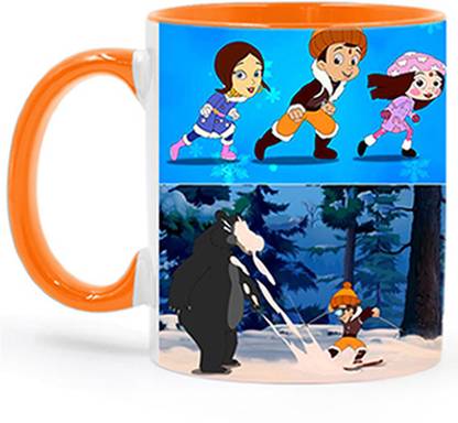 आर्टबग Chhota Bheem Cartoon -2203-Orange सिरेमिक मग