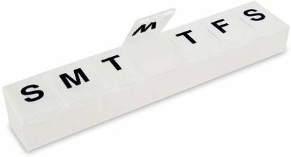 Continental 7 Day 7 Day Pill Reminder Pill Box Organizer 712-14 Pill Box