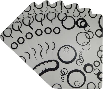 LooMantha Rectangular Pack of 6 Table Placemat
