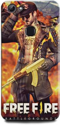 INTELLIZE Back Cover for Vivo Y81/1803 free fire,Printed