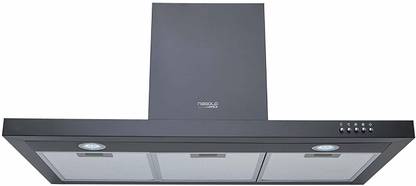 Hafele Nebel Nero 90 Wall Mounted Black 750 CMH Chimney