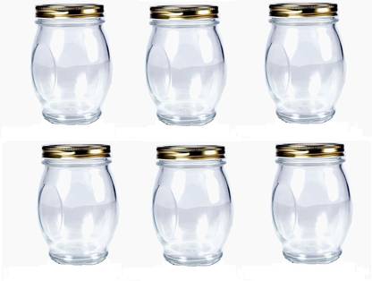 Borgonovo Glass Grocery Container  - 390 ml