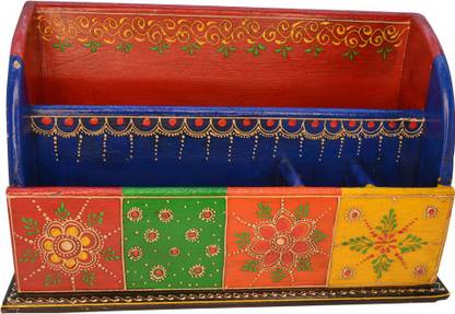 Santarms 2 Compartments wooden Pen Stand