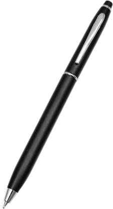 auteur 3600 Matt Black Color Metal Body Fine Point Silver Clip Premium Ball Pen